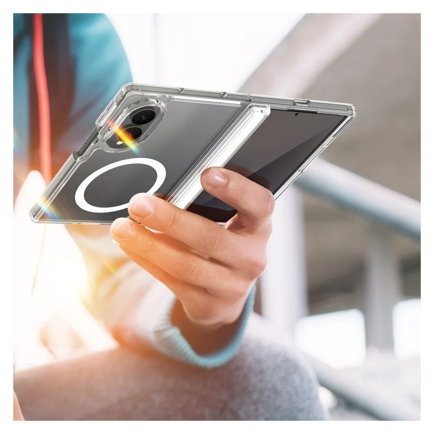 Samsung Galaxy Z Fold 8 Tough Clear Shockproof Back Cover - Image 5
