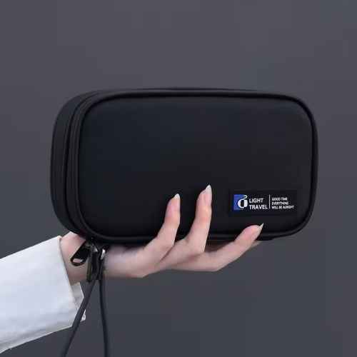 Double Layer Travel Electronics Organizer