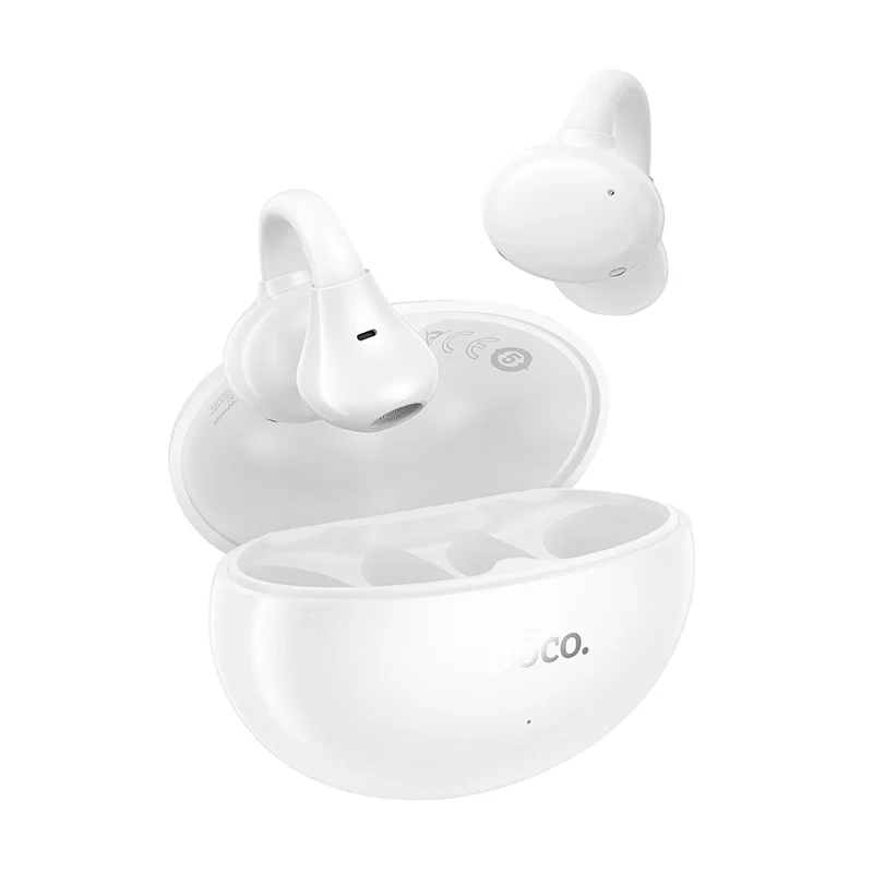 EGIFTS Hoco Open-Ear TWS Clip-On Earbuds 6 Hours-EA8 WHITE5