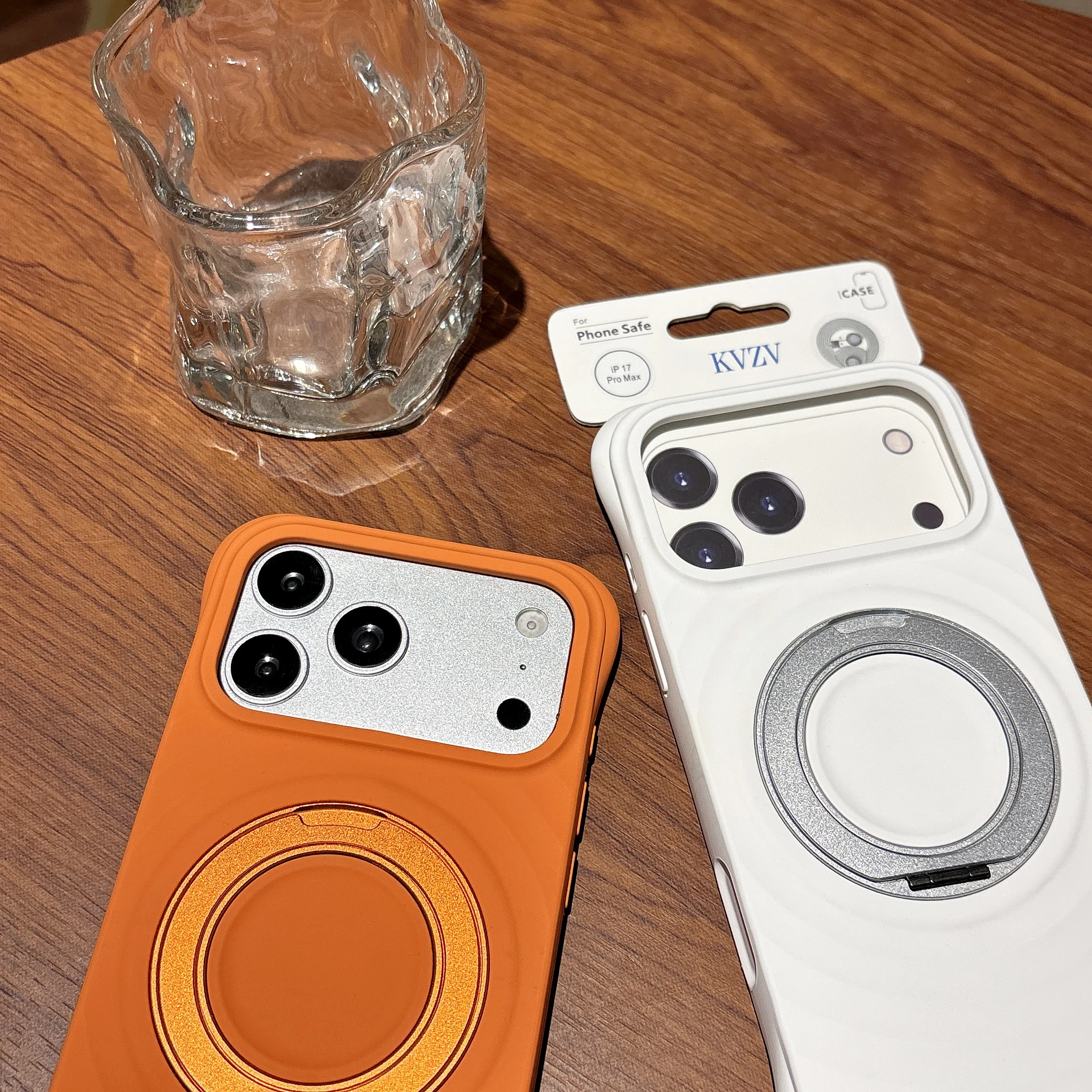 iPhone 17/18 Pro Max 360 Ring Liquid Sillcone Case - Image 5