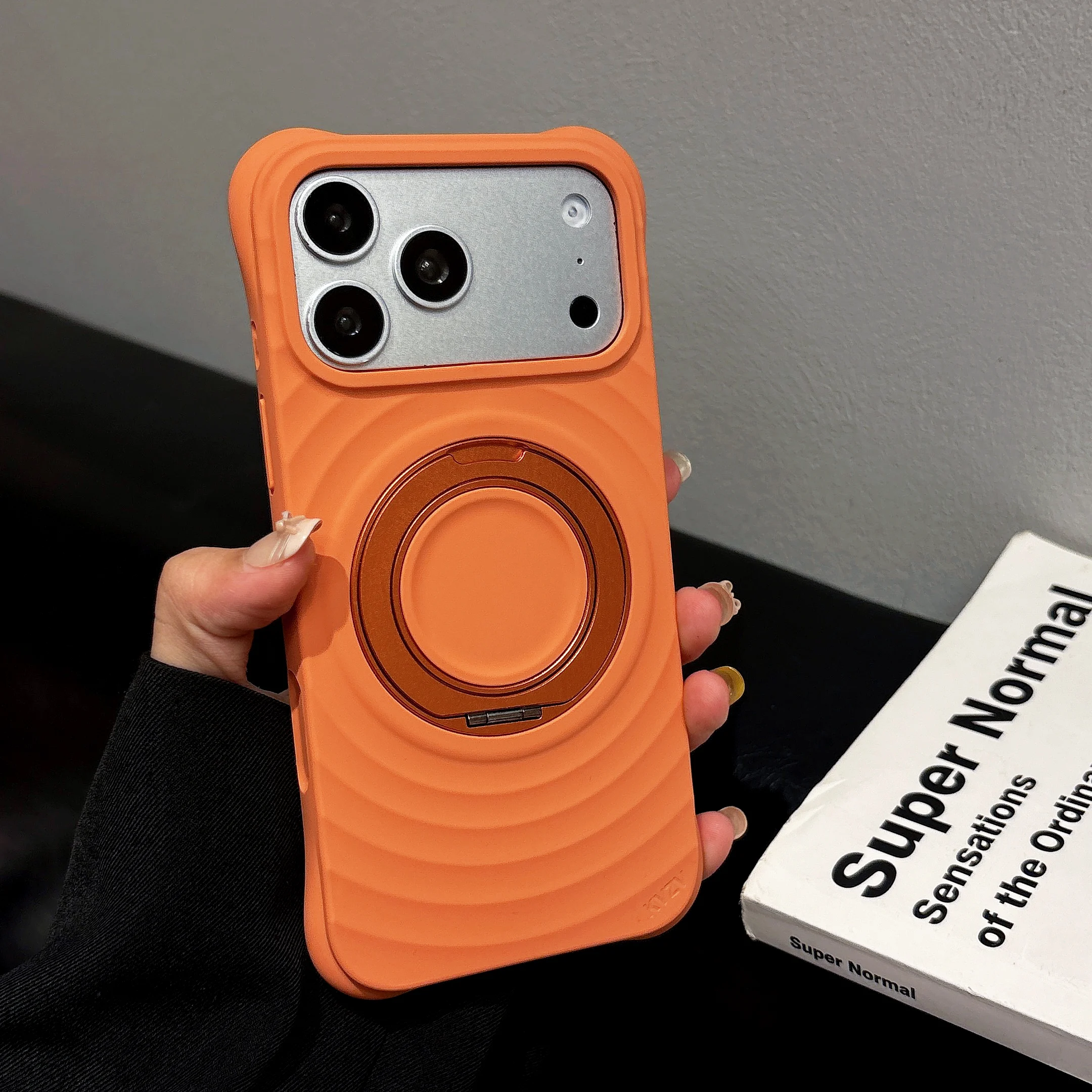 iPhone 17/18 Pro Max 360 Ring Liquid Sillcone Case - Image 10