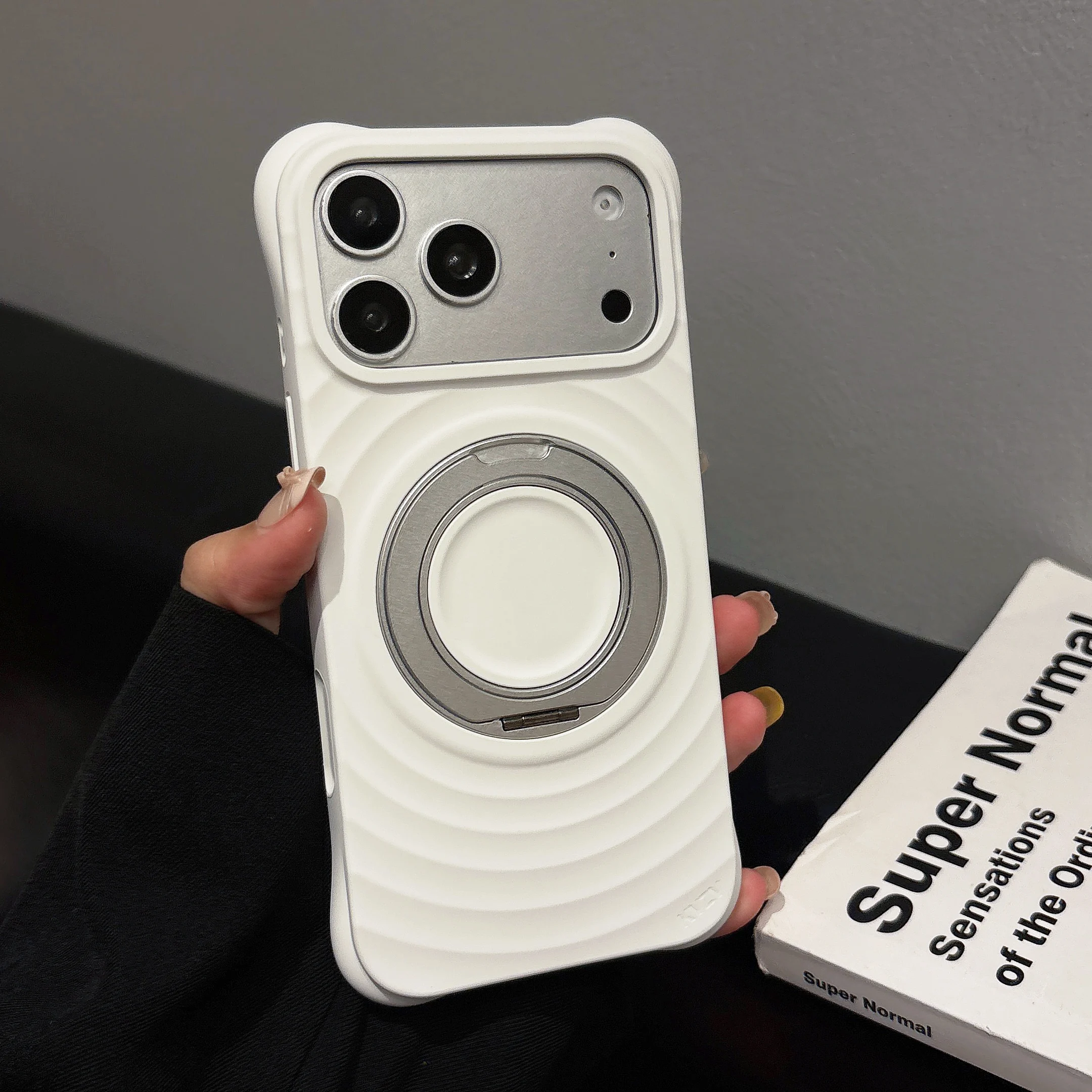 iPhone 17/18 Pro Max 360 Ring Liquid Sillcone Case - Image 11