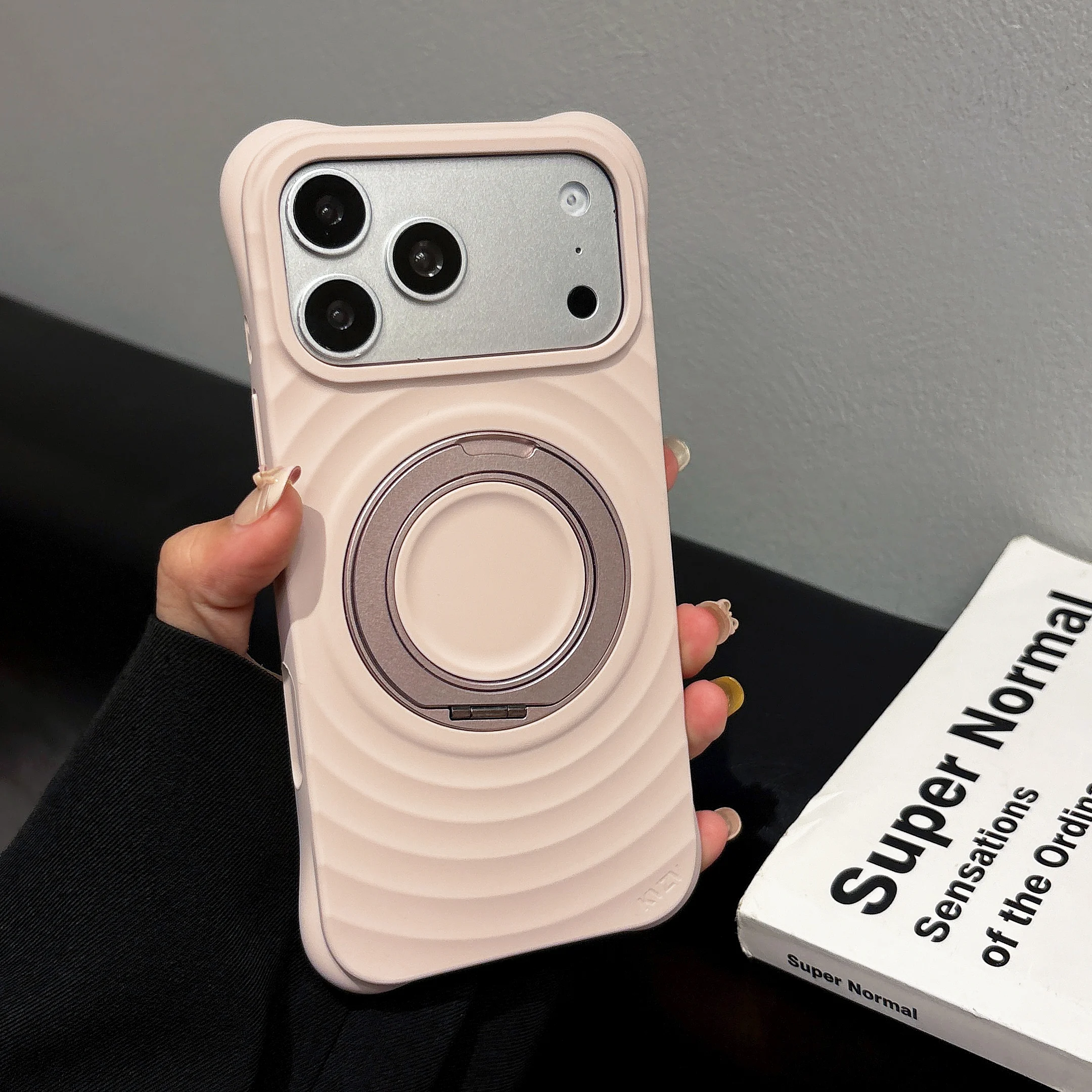 iPhone 17/18 Pro Max 360 Ring Liquid Sillcone Case - Image 12