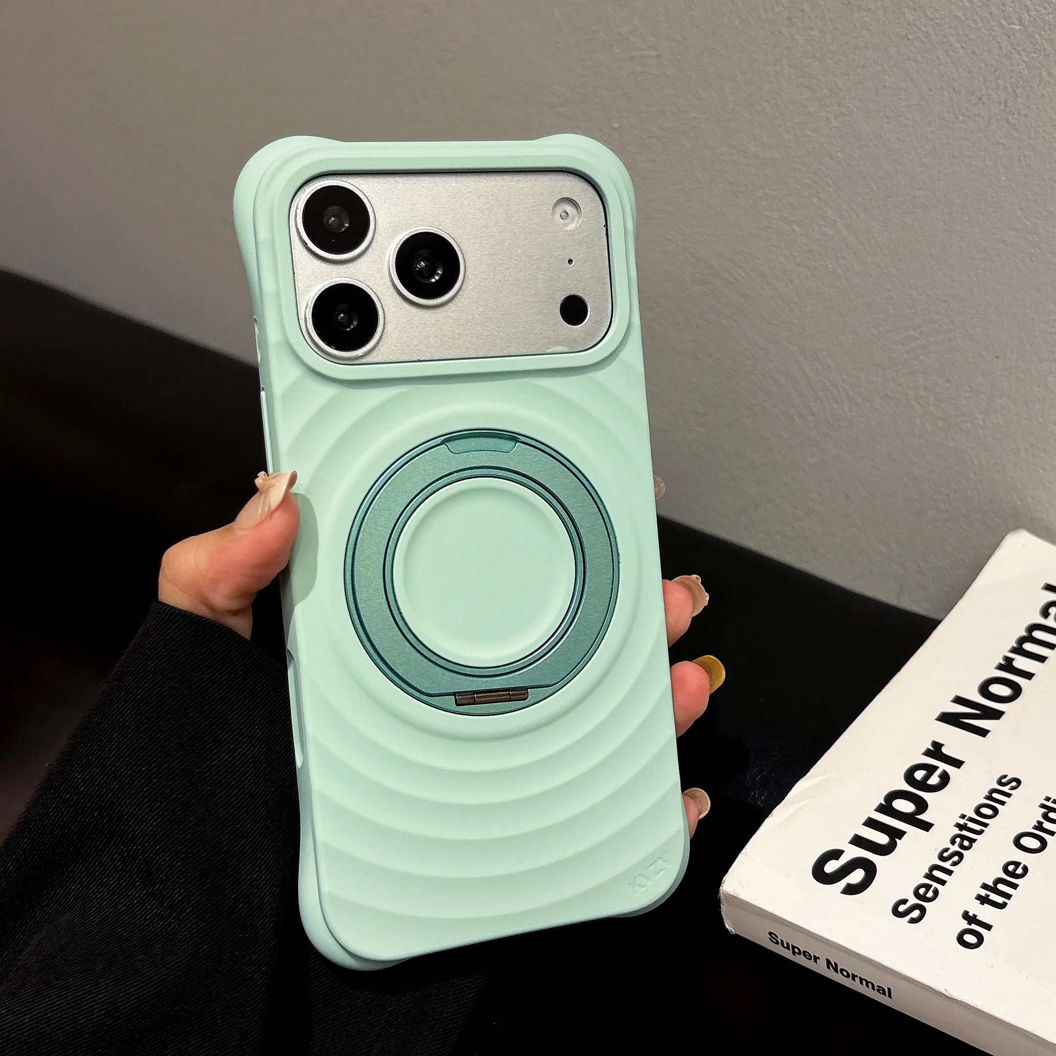 iPhone 17/18 Pro Max 360 Ring Liquid Sillcone Case - Image 13